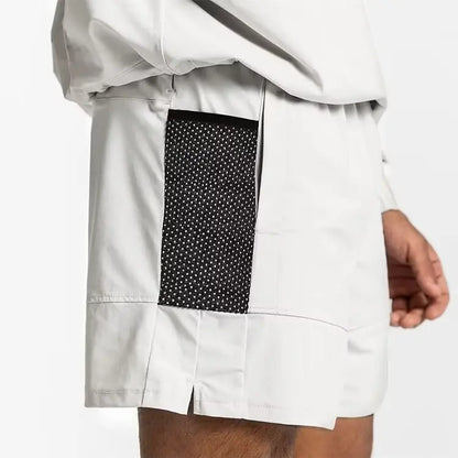 Men’s Performance Basketball Shorts – Quick-Dry Mesh Workout Shorts with Multi Pockets