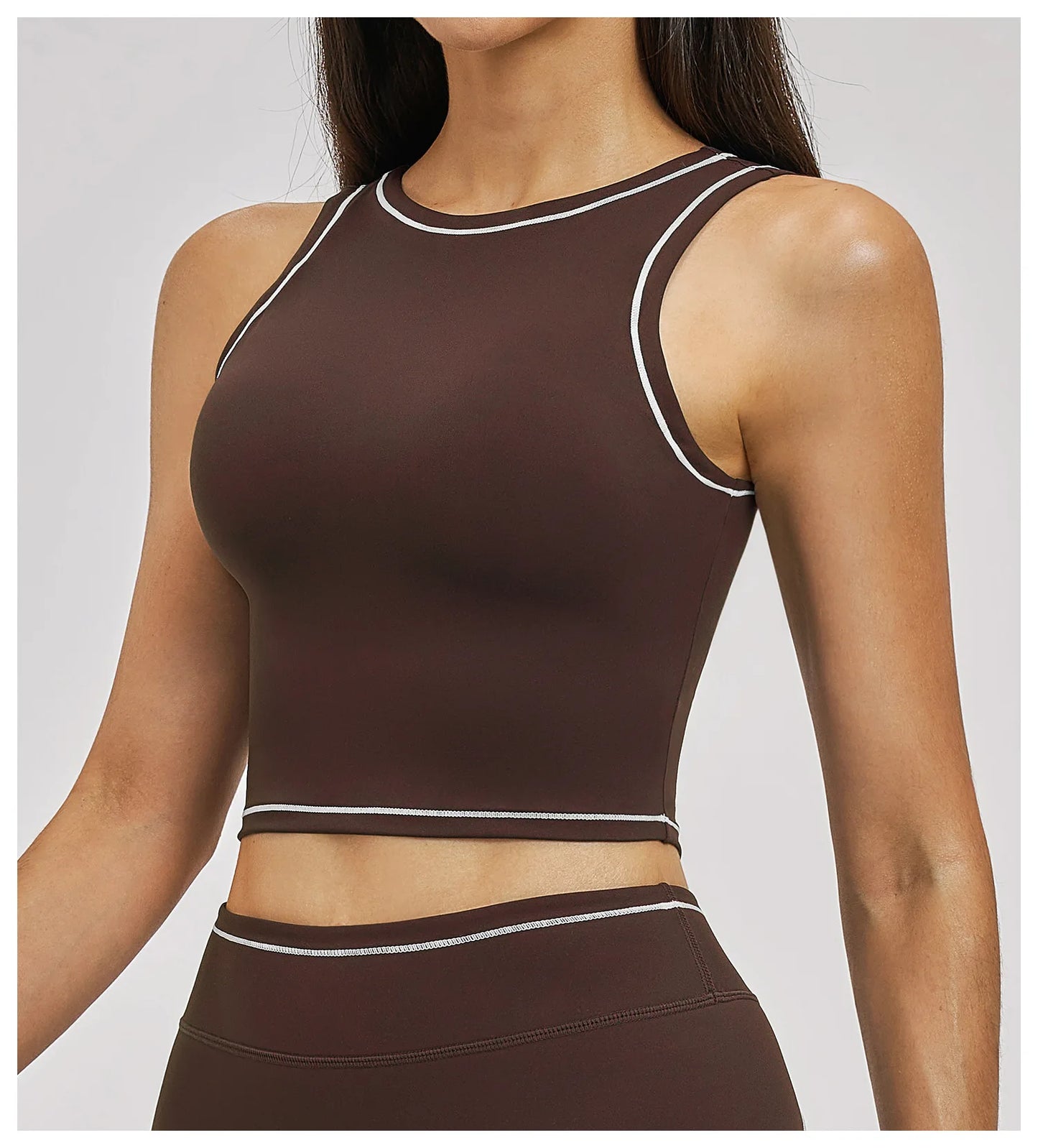 Women’s High Support Push-Up Sports Bra – Quick-Dry Workout Yoga Gym Tank