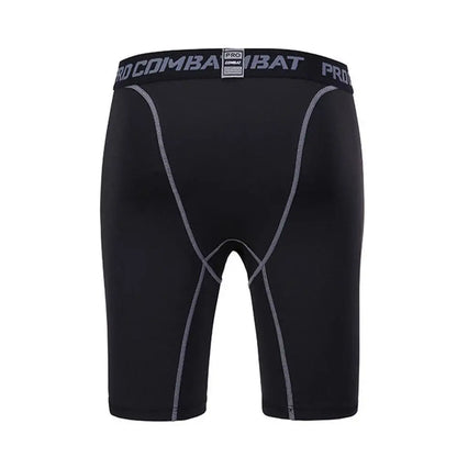 Men’s 2-in-1 Gym Shorts with Compression Tights – Bodybuilding Workout Training Shorts