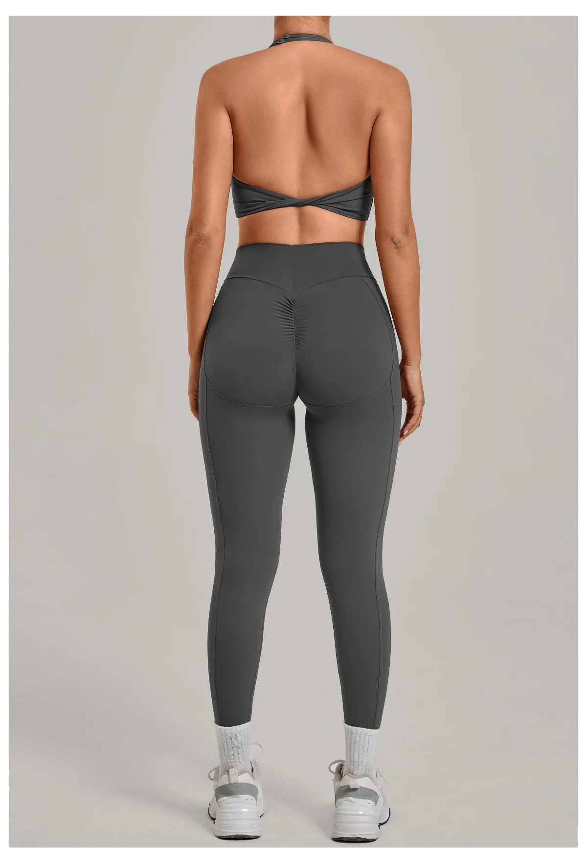 Women’s Push-Up Sports Bra & Leggings Set – High Waist Gym & Yoga Workout Outfit