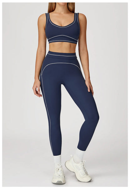 Yoga Set Gym Clothes Athletic Wear Fitness Set Tracksuits Yoga Suit For Women Sports Bra Gym Leggings Sportswear