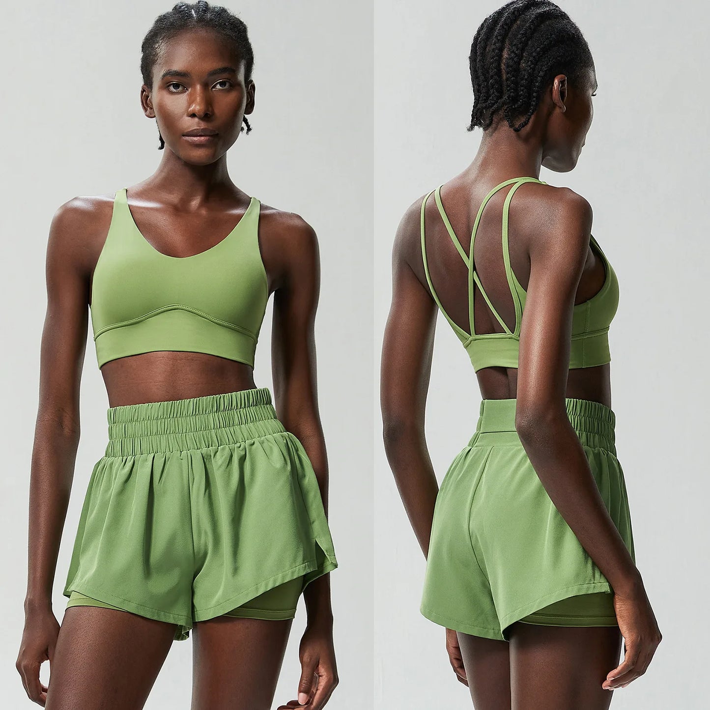 Women’s High Performance Sportswear Set – Tennis & Fitness Clothing