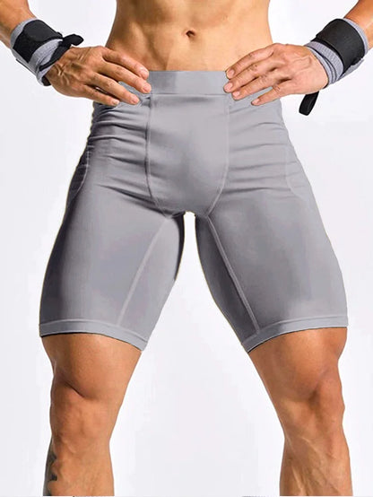 Men’s Compression Gym Shorts & Running Leggings – Quick-Dry Athletic Training Tights