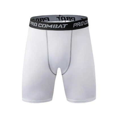 Men’s 2-in-1 Gym Shorts with Compression Tights – Bodybuilding Workout Training Shorts