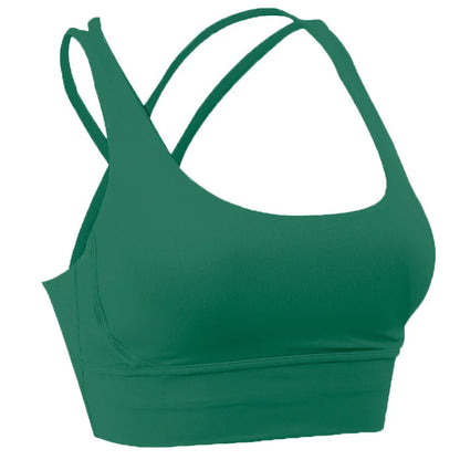 Cross Back Sports Bra for Women | Breathable Fitness & Yoga Top