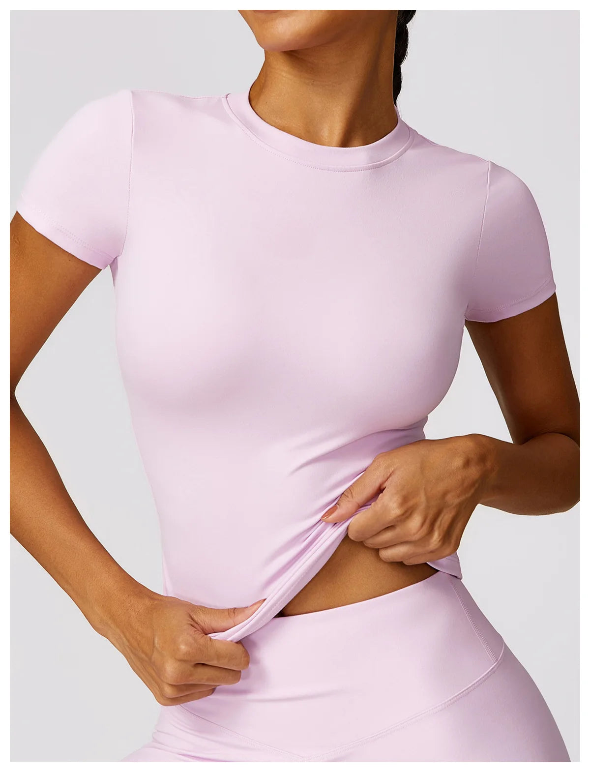 Women’s Athletic Gym T-Shirt – Breathable Quick-Dry Running & Workout Top