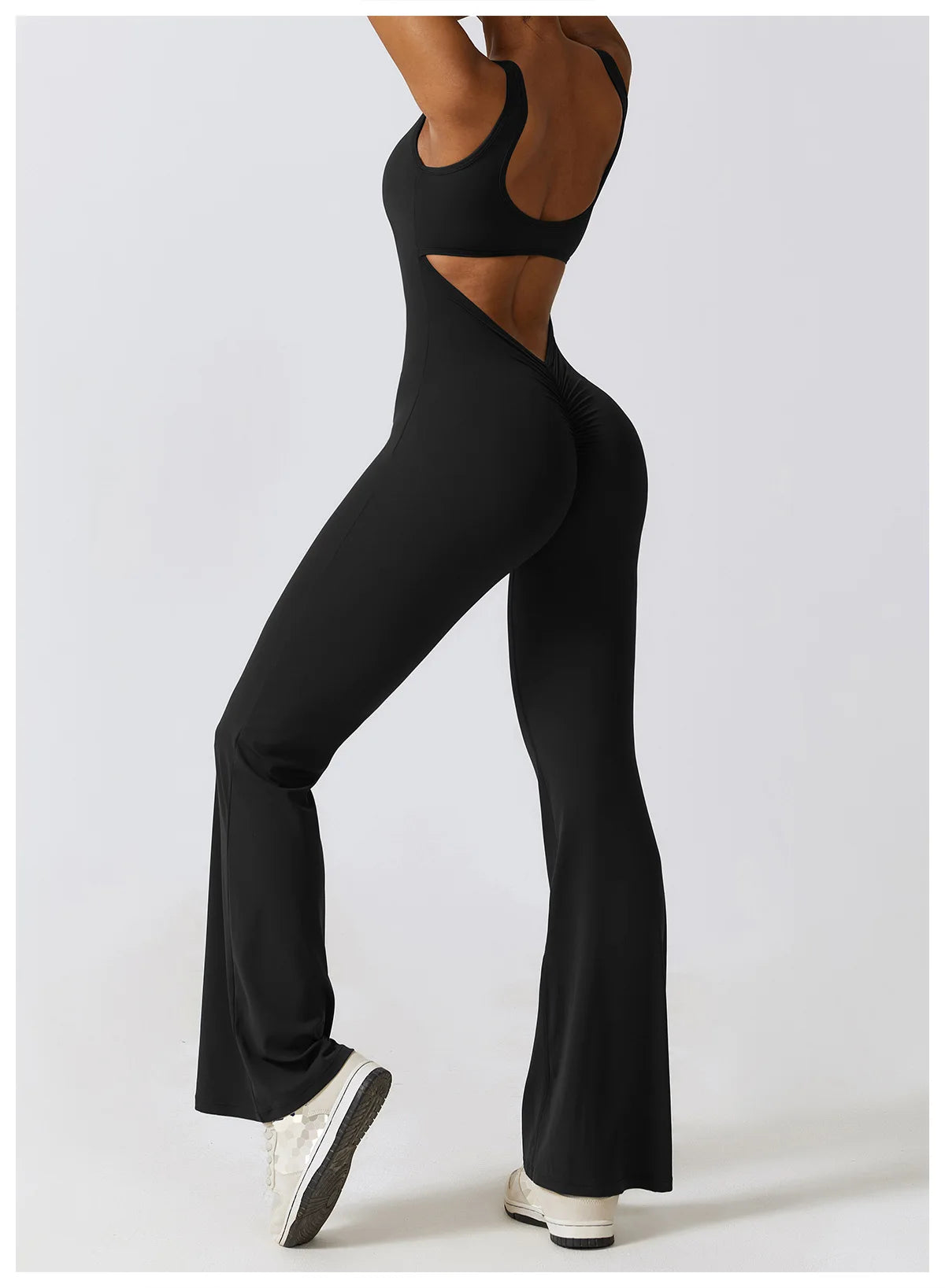 Women’s Seamless Fitness Jumpsuit – Stretch One-Piece Gym & Yoga Suit