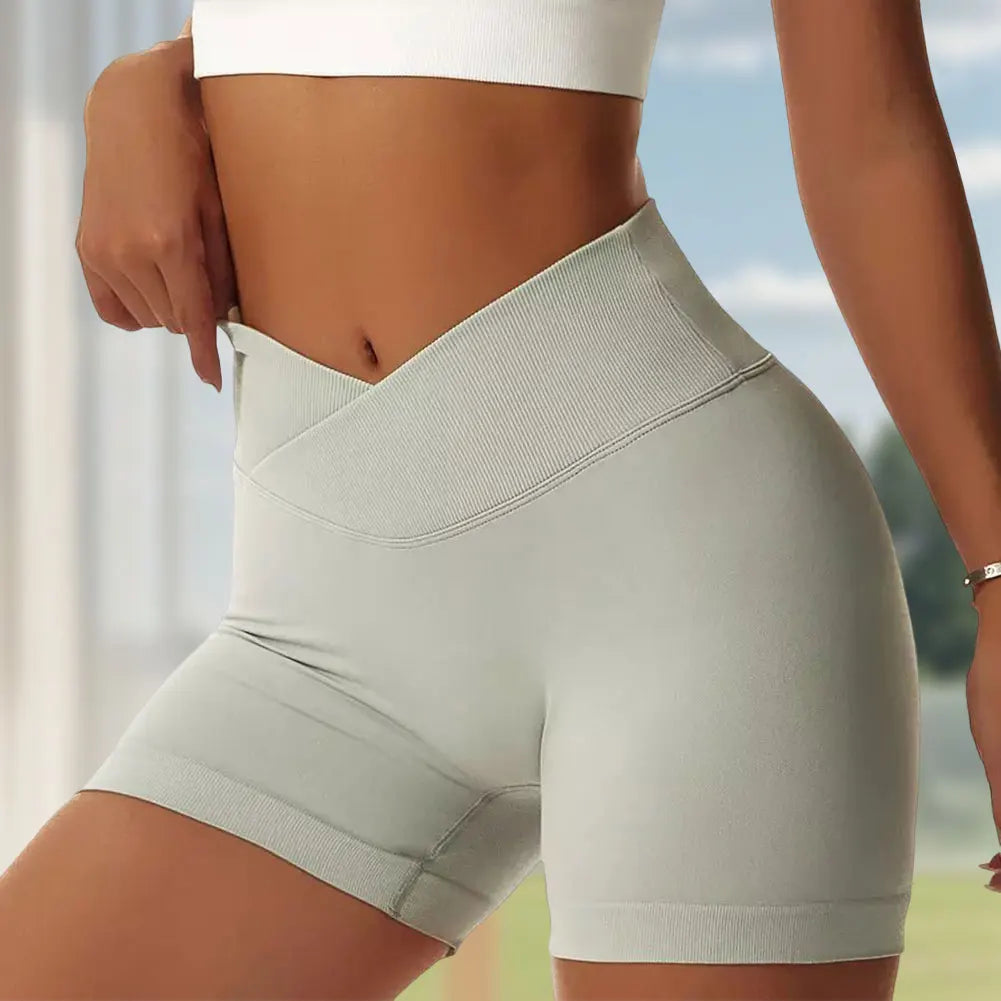 High Waist Gym Shorts for Women – Tummy Control & Sculpt Fit