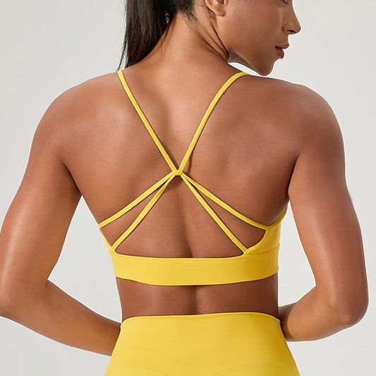 Seamless Sports Bra for Women | Stretchy Breathable Gym Crop Top