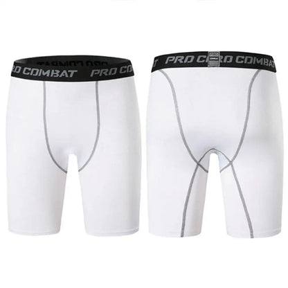 Men’s 2-in-1 Gym Shorts with Compression Tights – Bodybuilding Workout Training Shorts