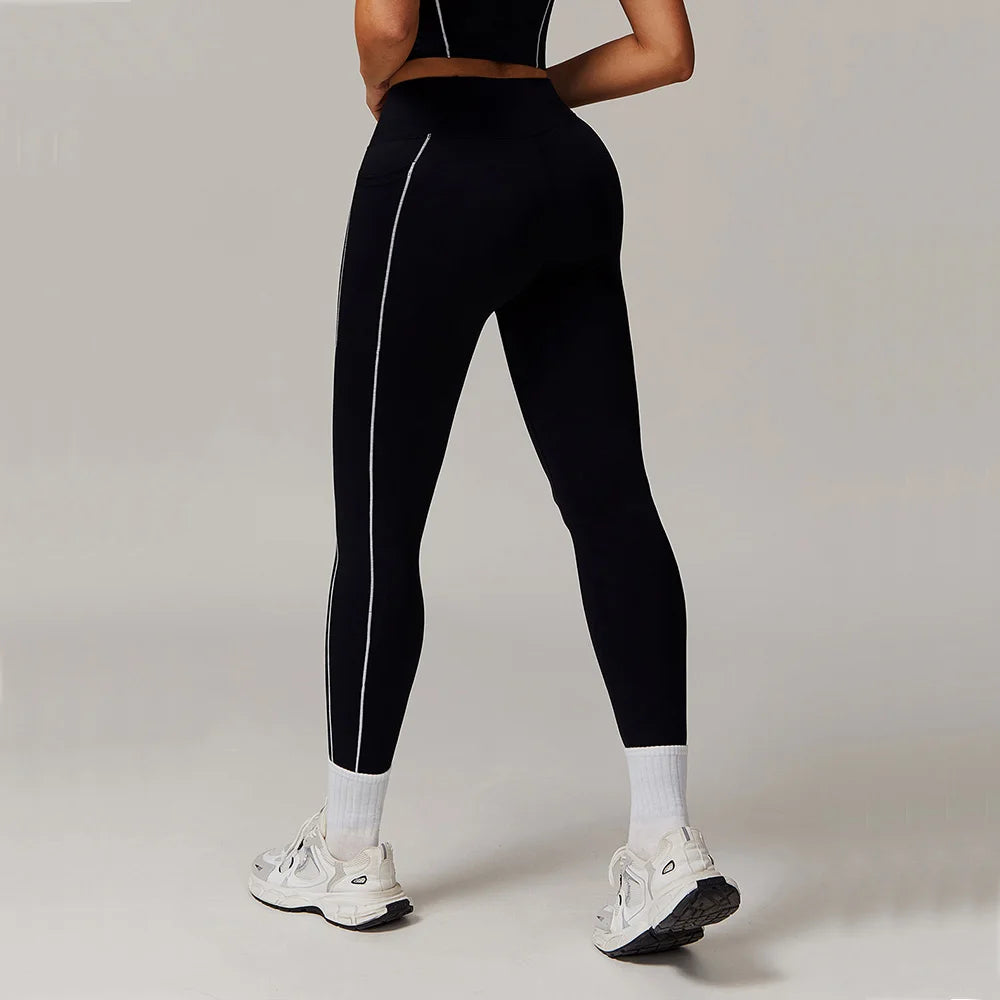 Women’s High-Waist Booty Lift Gym Leggings – Sculpting Push-Up Workout Tights
