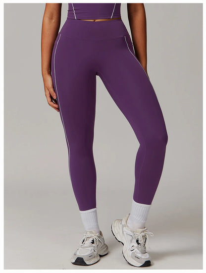 Women’s High-Waist Booty Lift Gym Leggings – Sculpting Push-Up Workout Tights