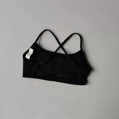 Women’s Cross Back Sports Bra – Shockproof, Breathable Gym & Yoga Activewear