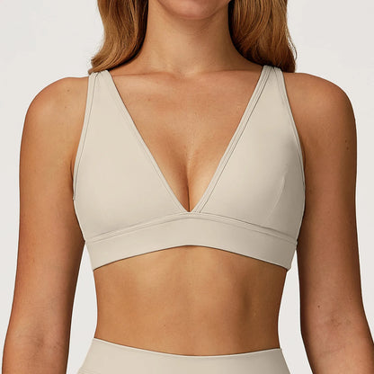 Women’s Push-Up Sports Bra – Breathable Gym & Yoga Top for Running & Training
