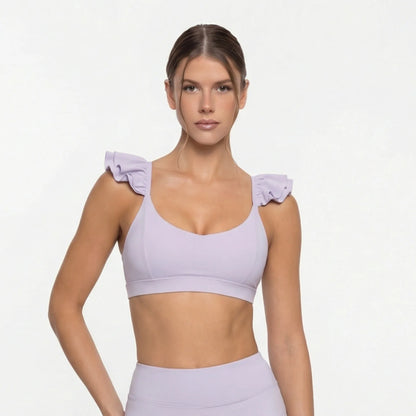 Women’s Workout Set – Anti-Exposure Yoga Bra & Skirt