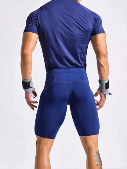 Men’s Compression Gym Shorts & Running Leggings – Quick-Dry Athletic Training Tights