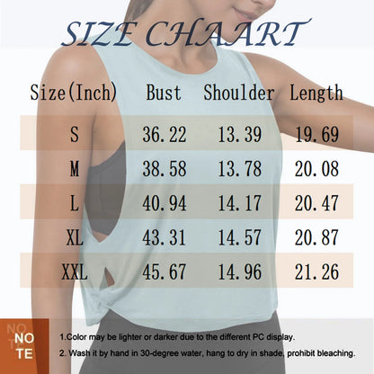 Women’s Sleeveless Breathable Workout Tank Top – Lightweight Yoga & Gym Crop Vest