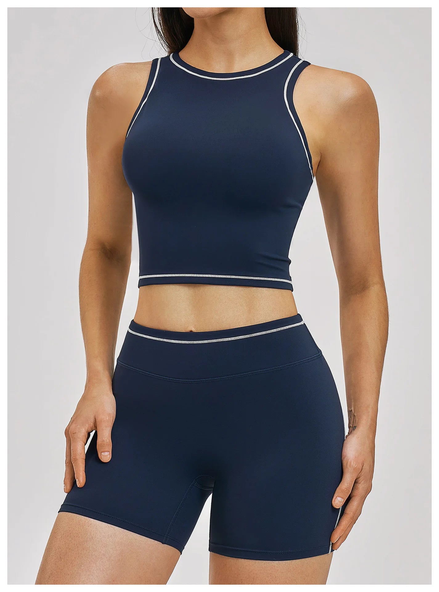 Women’s High Support Push-Up Sports Bra – Quick-Dry Workout Yoga Gym Tank