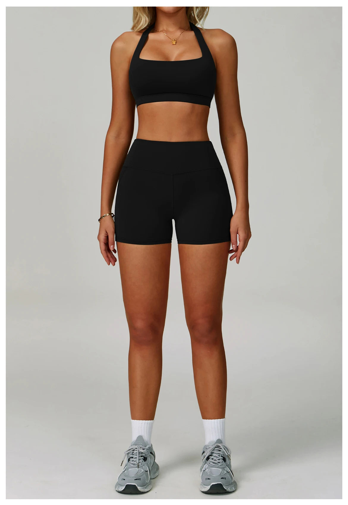 Yoga Set Women's Sportswear Yoga Suit Sports Top High Waist Leggings Two Piece Workout Clothes Fitness Gym Sets Athletic Wear