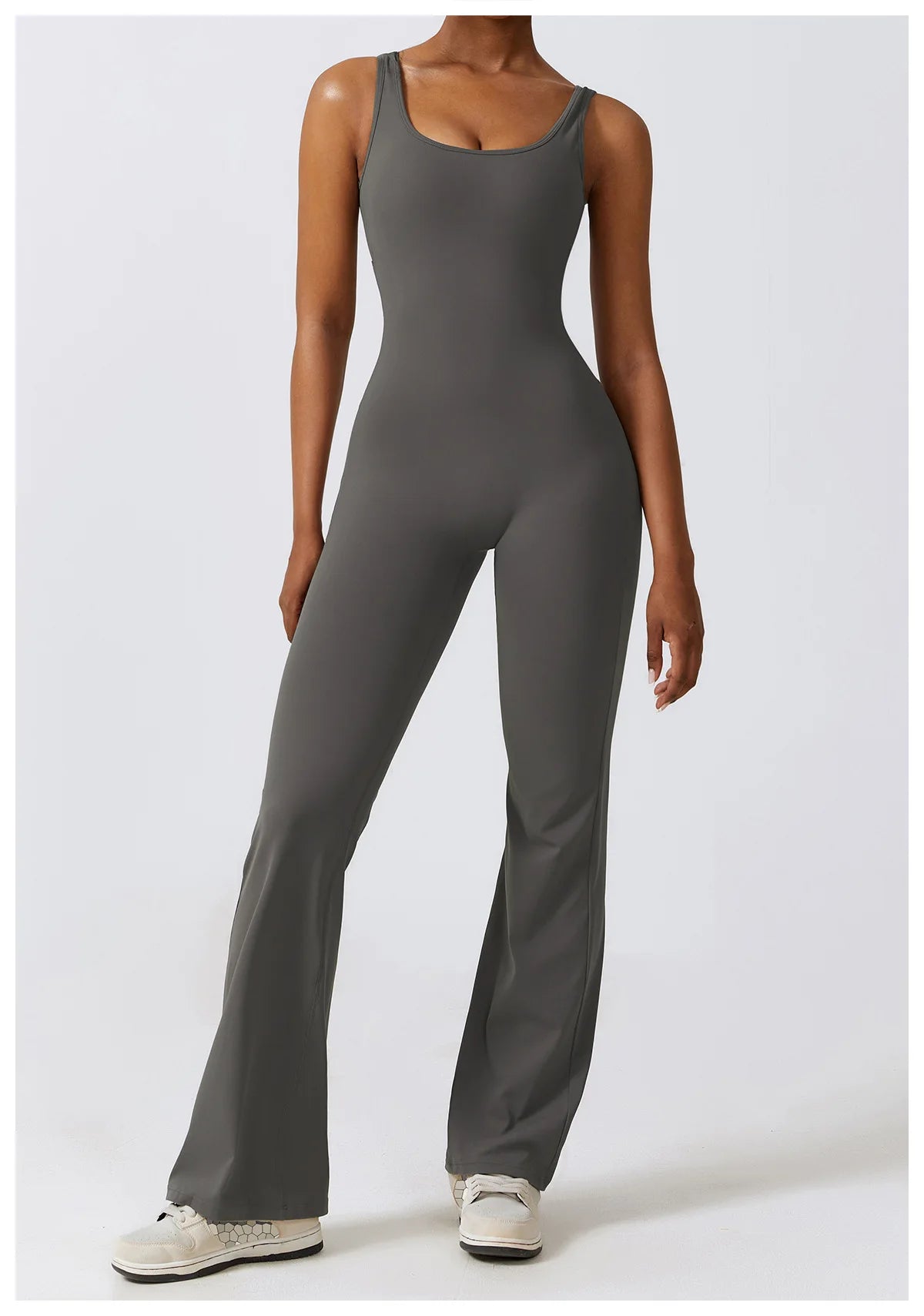 Women’s Seamless Fitness Jumpsuit – Stretch One-Piece Gym & Yoga Suit