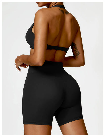 Women Seamless Yoga Set 2PCS Gym Workout Clothes for Female Push Up Bra High Waist Leggings Sexy Fitness Sportswear Sports Suits