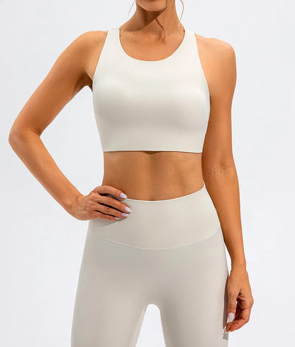 Women’s SculptFit One-Piece Sports Bra – Quick-Dry Gym & Running Vest