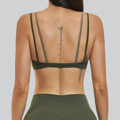 Women’s Shockproof Sports Bra – Breathable Running & Training Top