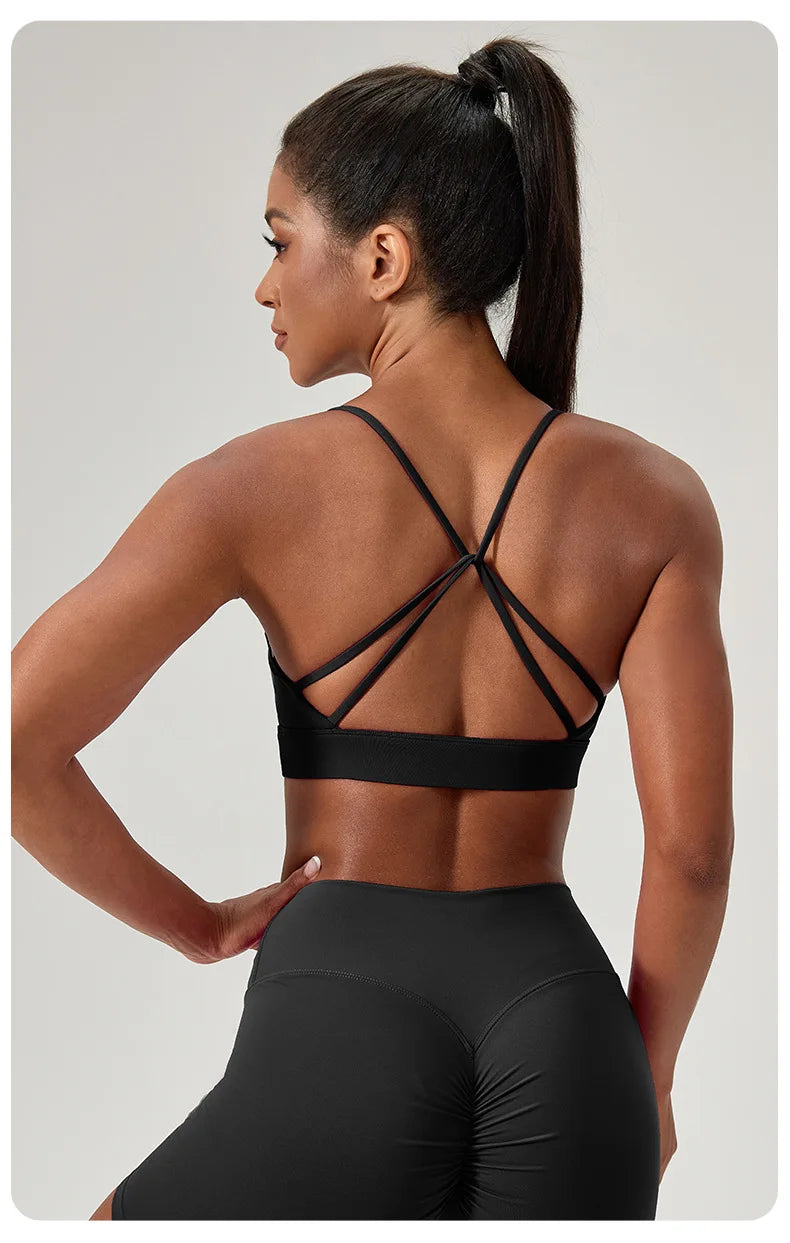 Seamless Sports Bra for Women | Stretchy Breathable Gym Crop Top