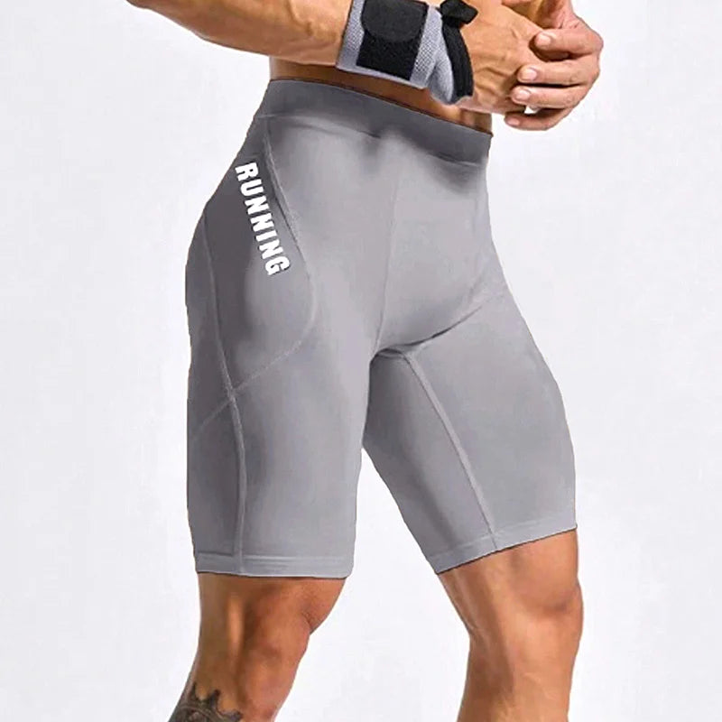 Men’s Compression Gym Shorts & Running Leggings – Quick-Dry Athletic Training Tights