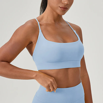 Seamless Sports Bra for Women | Stretchy Breathable Gym Crop Top