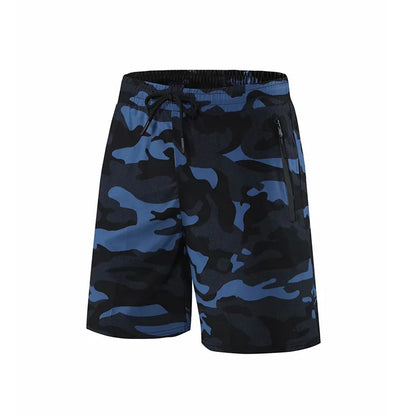 Men’s Quick-Dry Sports Shorts – Lightweight Running & Gym Shorts with Zipper Pockets