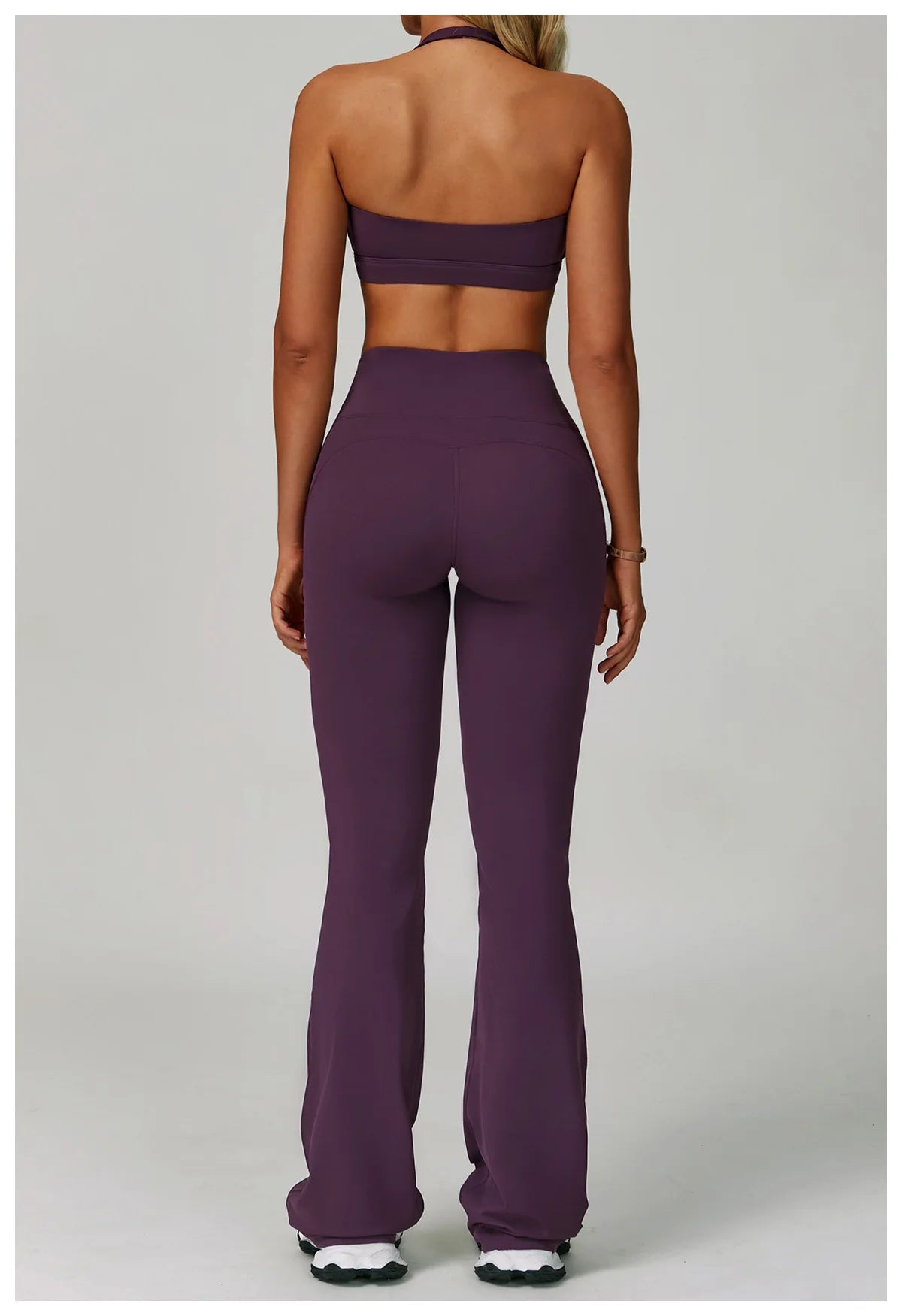 Yoga Set Women's Sportswear Yoga Suit Sports Top High Waist Leggings Two Piece Workout Clothes Fitness Gym Sets Athletic Wear