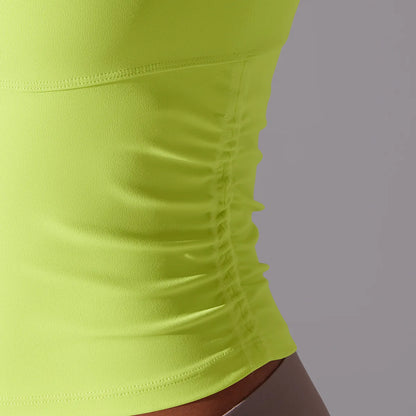 Women’s Sleeveless Gym Top – Slim Fit Quick-Dry Breathable Workout Vest