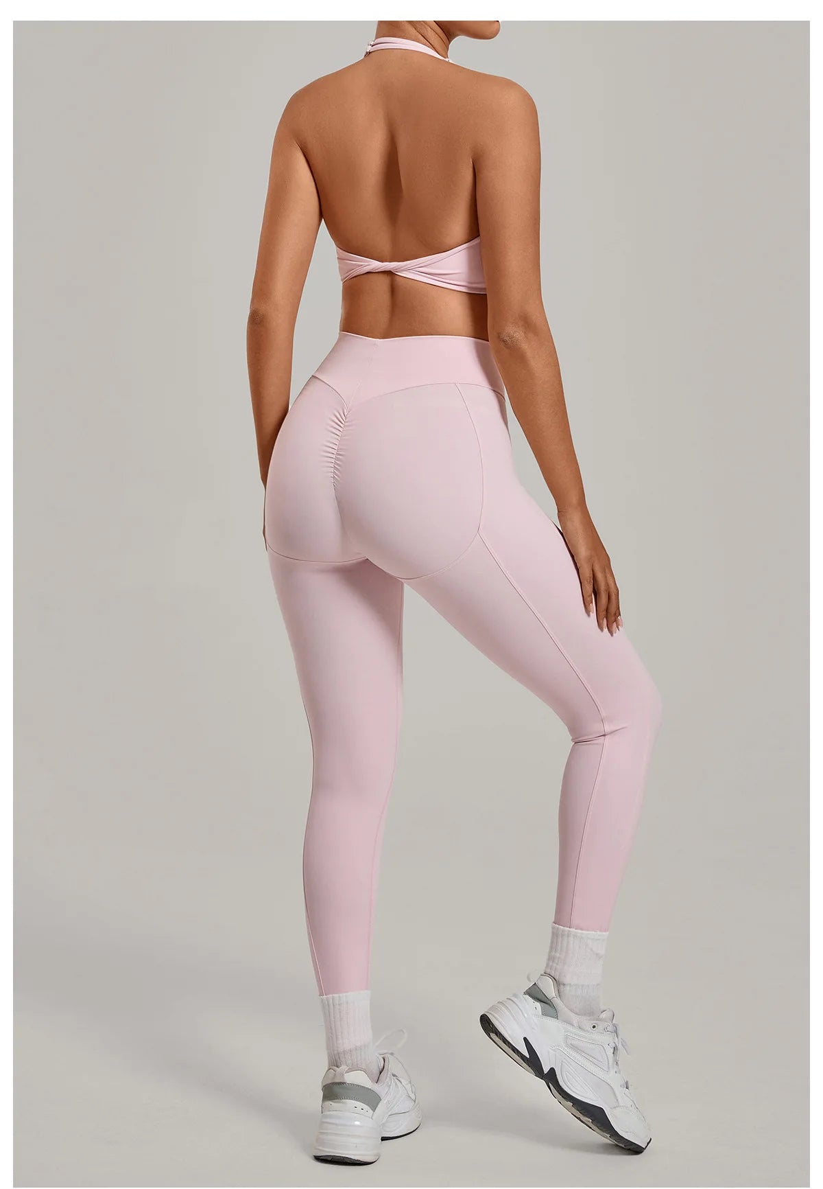 Women’s Push-Up Sports Bra & Leggings Set – High Waist Gym & Yoga Workout Outfit