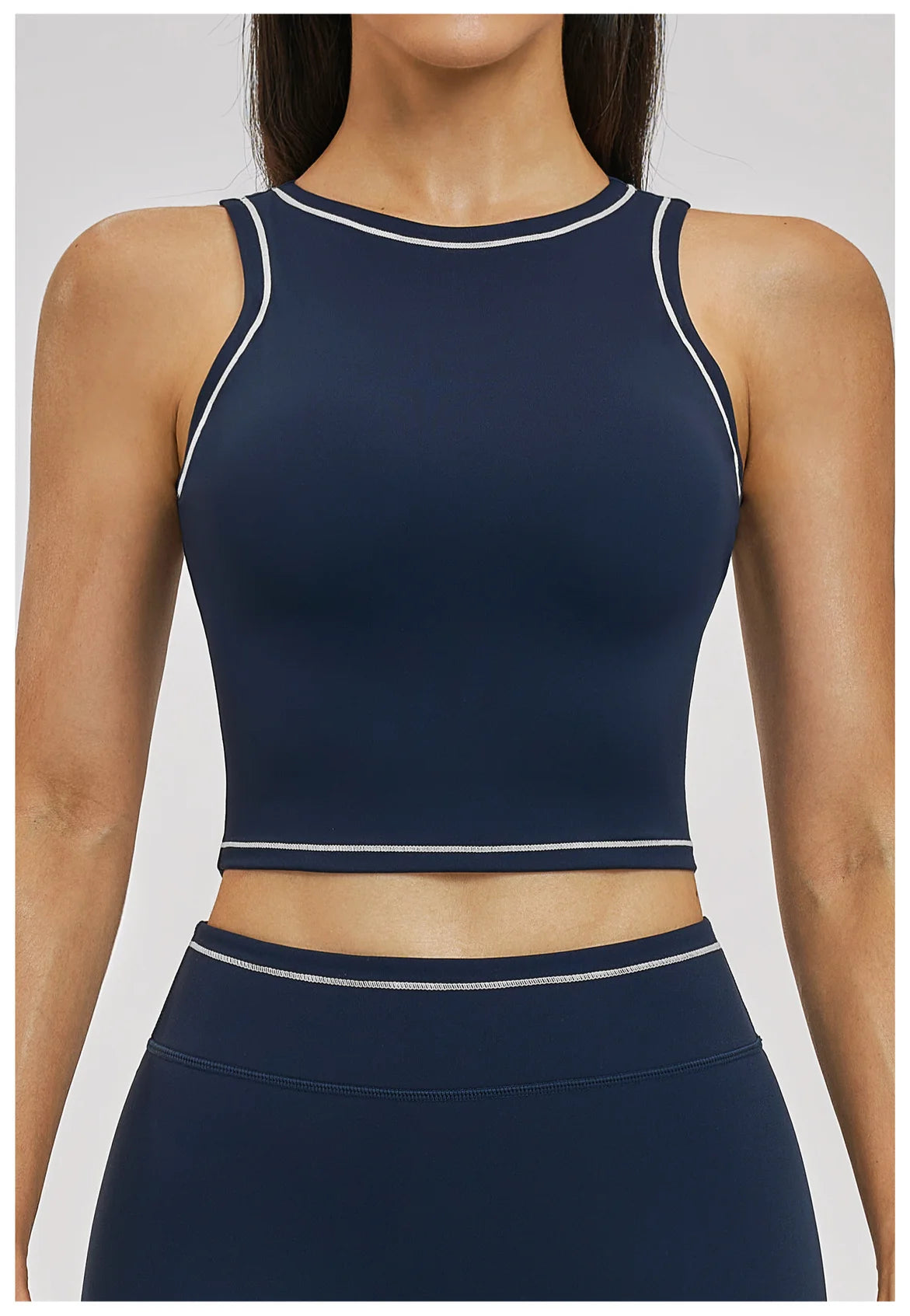 Women’s High Support Push-Up Sports Bra – Quick-Dry Workout Yoga Gym Tank