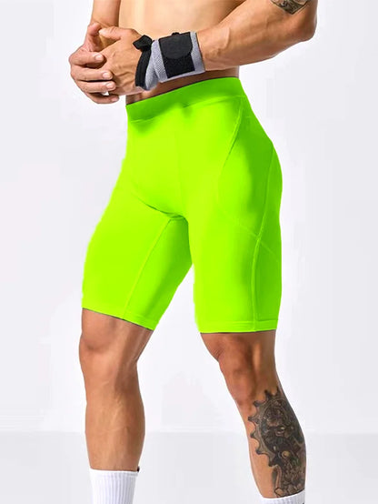 Men’s Compression Gym Shorts & Running Leggings – Quick-Dry Athletic Training Tights