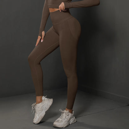 Seamless High-Waist Booty Lift Leggings – Sculpt & Shape Fit