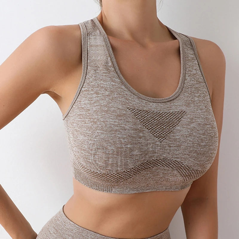 Push-Up Sports Bra for Women | Breathable Gym & Yoga Top