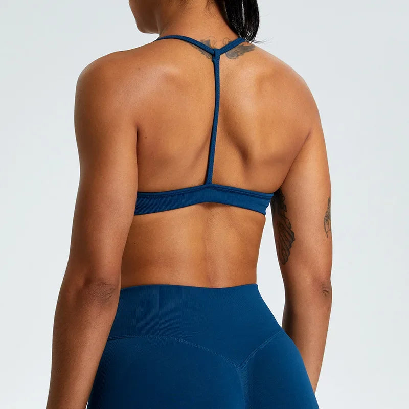 High Support Sports Bra for Women | Push-Up Gym & Workout Crop Top