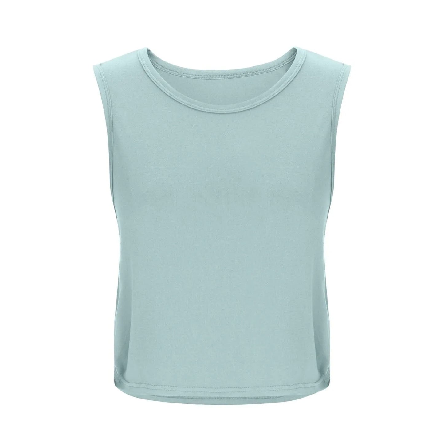 Women’s Sleeveless Breathable Workout Tank Top – Lightweight Yoga & Gym Crop Vest