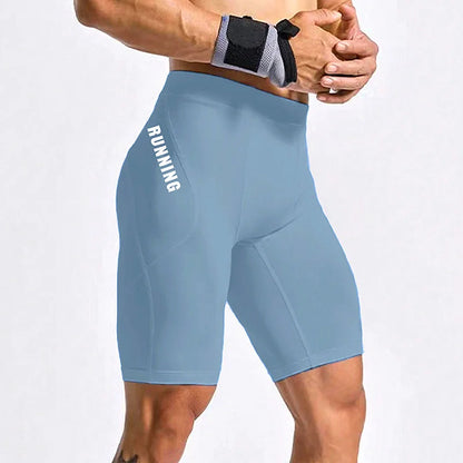 Men’s Compression Gym Shorts & Running Leggings – Quick-Dry Athletic Training Tights