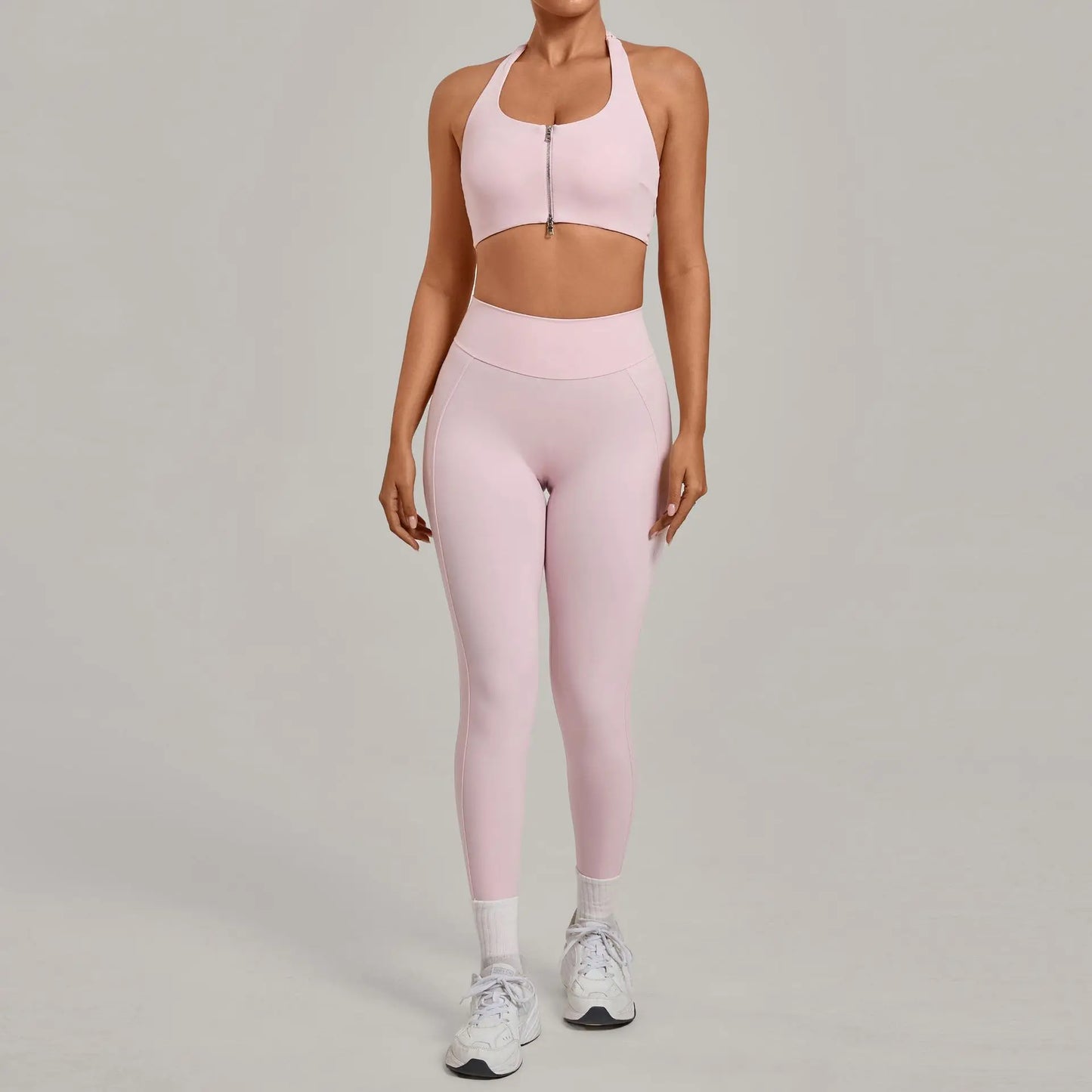 Women’s Push-Up Sports Bra & Leggings Set – High Waist Gym & Yoga Workout Outfit