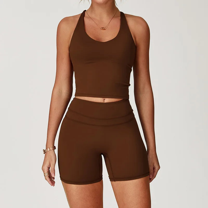 2 Pieces Sportswear Women Yoga Set Gym Clothes Sportswear Yoga Suits Fitness Set Tracksuits Sports Bra Gym High Waist Leggings