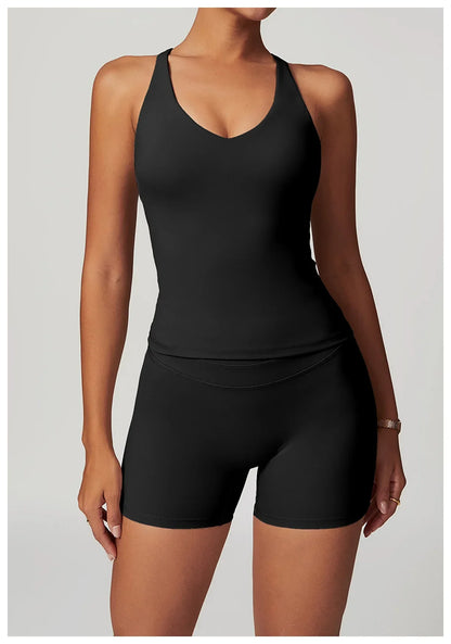 2 Pieces Sportswear Women Yoga Set Gym Clothes Sportswear Yoga Suits Fitness Set Tracksuits Sports Bra Gym High Waist Leggings