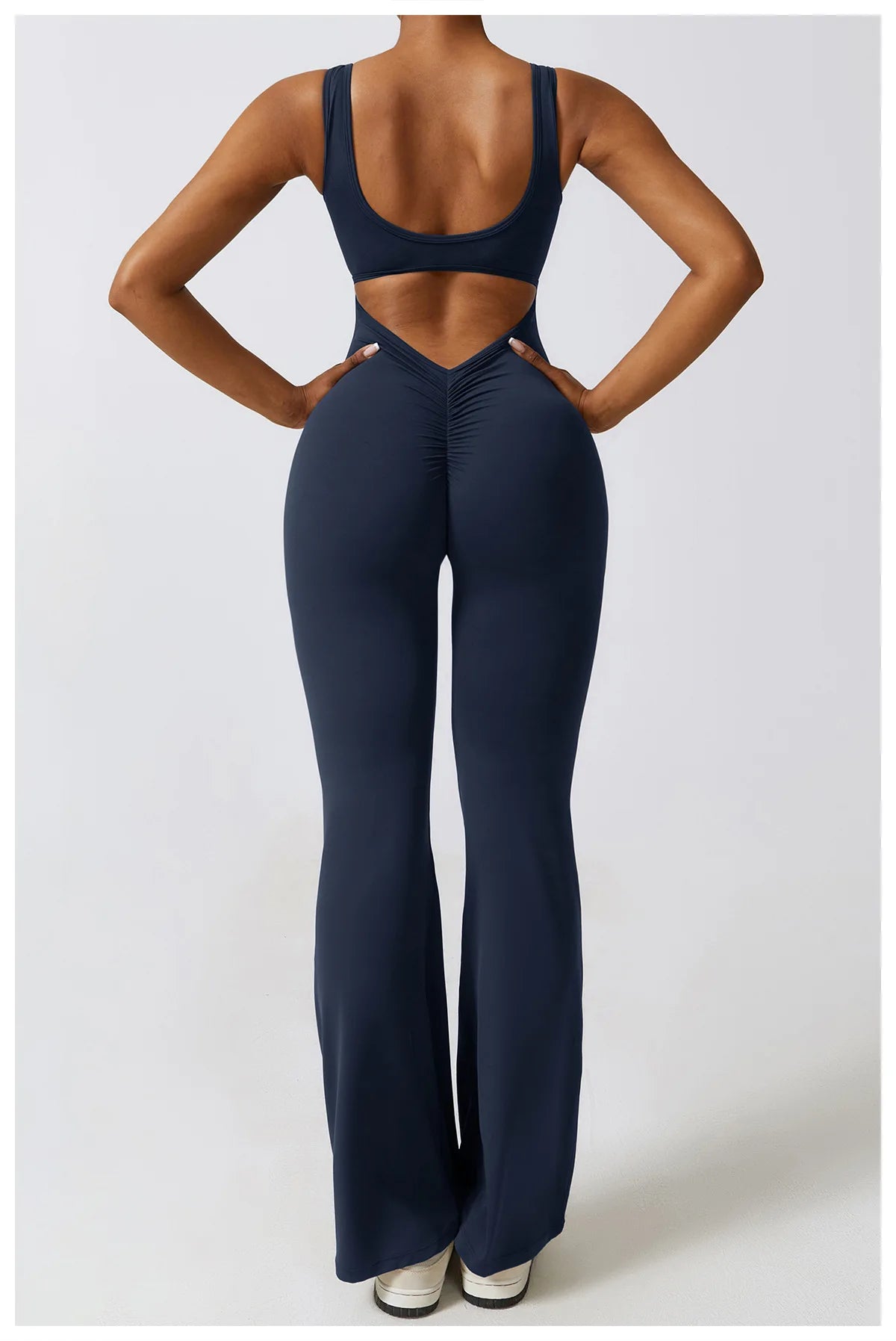 Women’s Seamless Fitness Jumpsuit – Stretch One-Piece Gym & Yoga Suit