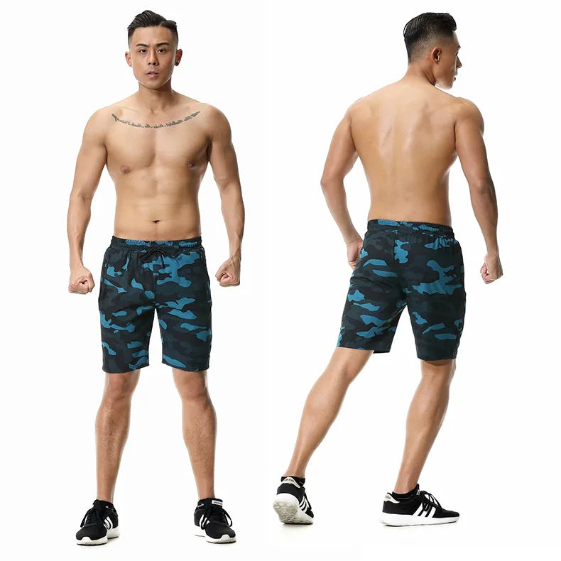 Men’s Quick-Dry Sports Shorts – Lightweight Running & Gym Shorts with Zipper Pockets