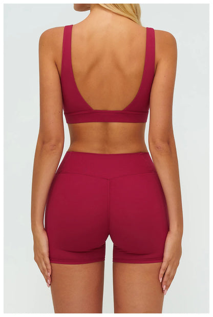 Women’s Fitness Sports Bra – Push-Up Breathable Gym & Yoga Wear