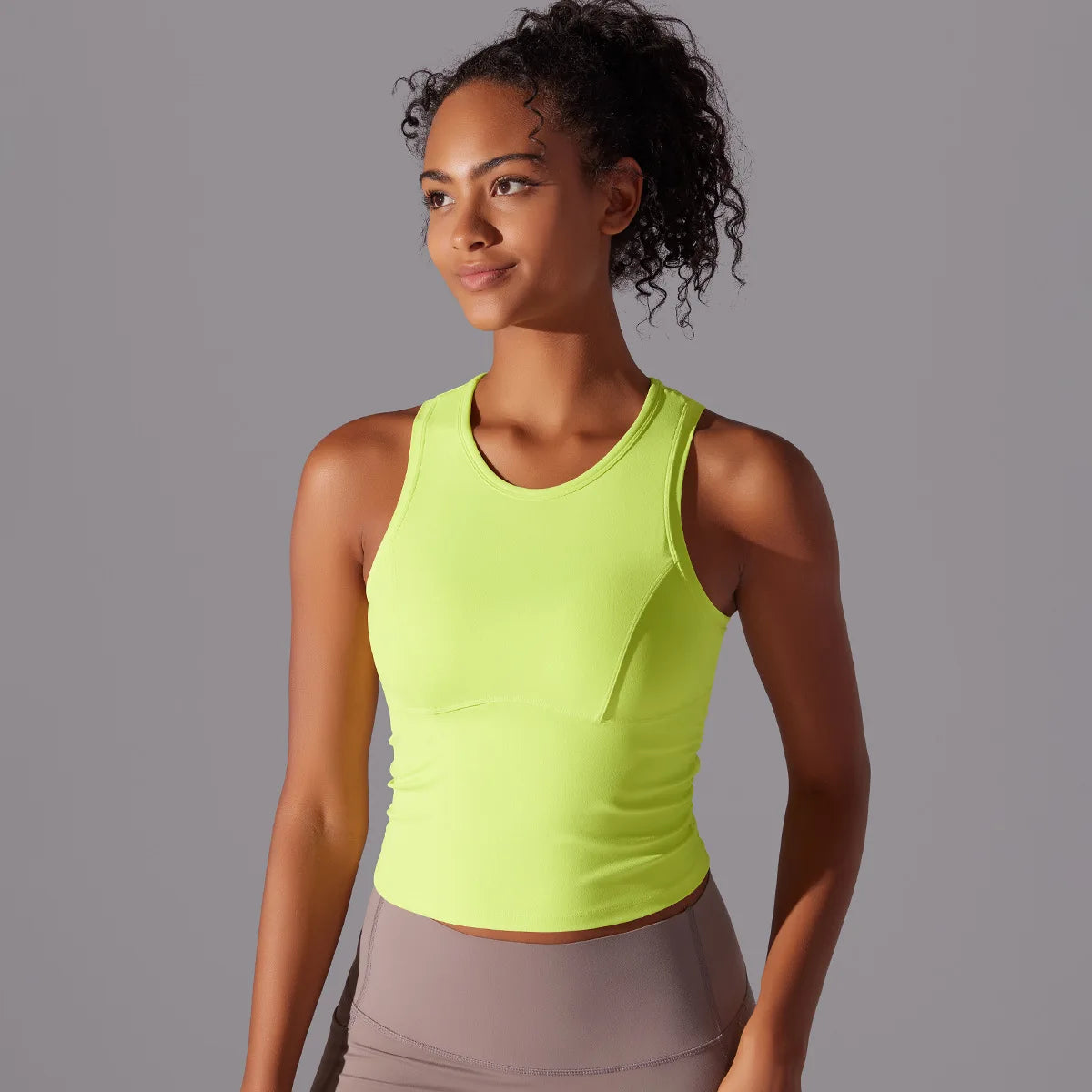 Women’s Sleeveless Gym Top – Slim Fit Quick-Dry Breathable Workout Vest