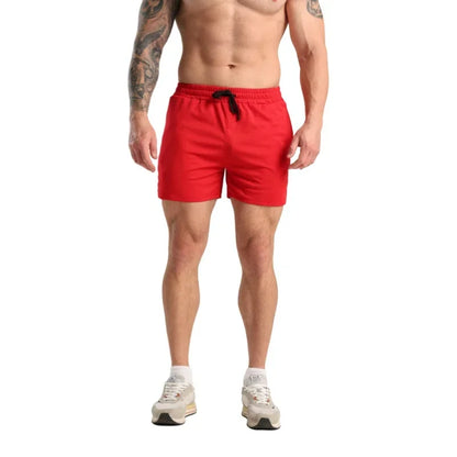 Men’s Quick Dry Gym Shorts with Pockets – Breathable Running & Training Fitness Shorts