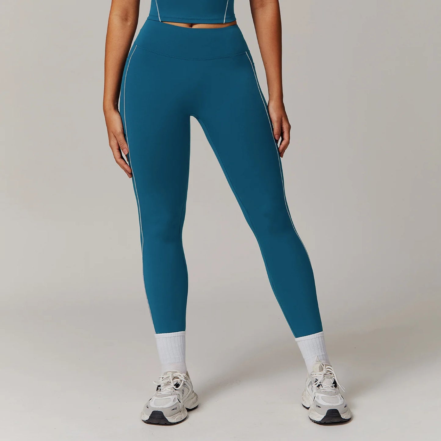 Women’s High-Waist Booty Lift Gym Leggings – Sculpting Push-Up Workout Tights